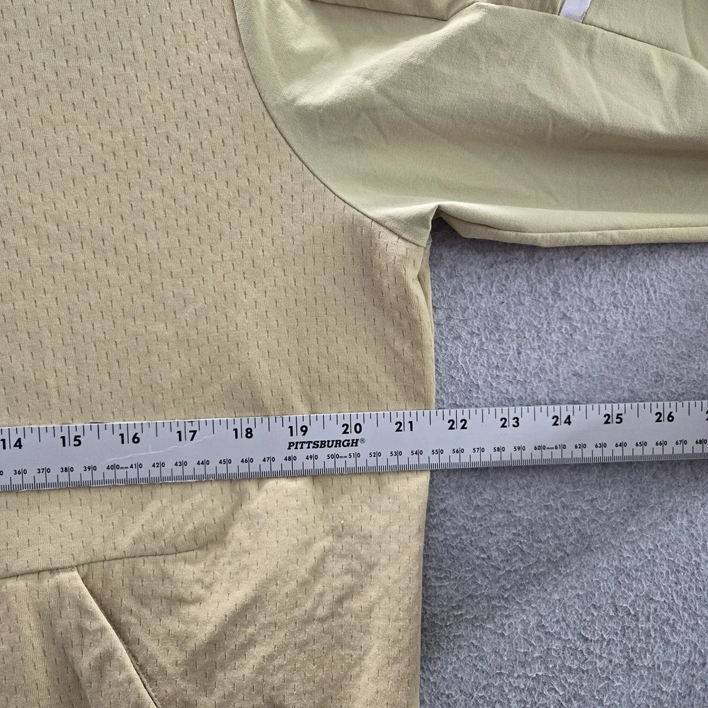 Adidas Men Jacket L Beige Nylon Polyester Activewear Zipper Logo Bomber READ